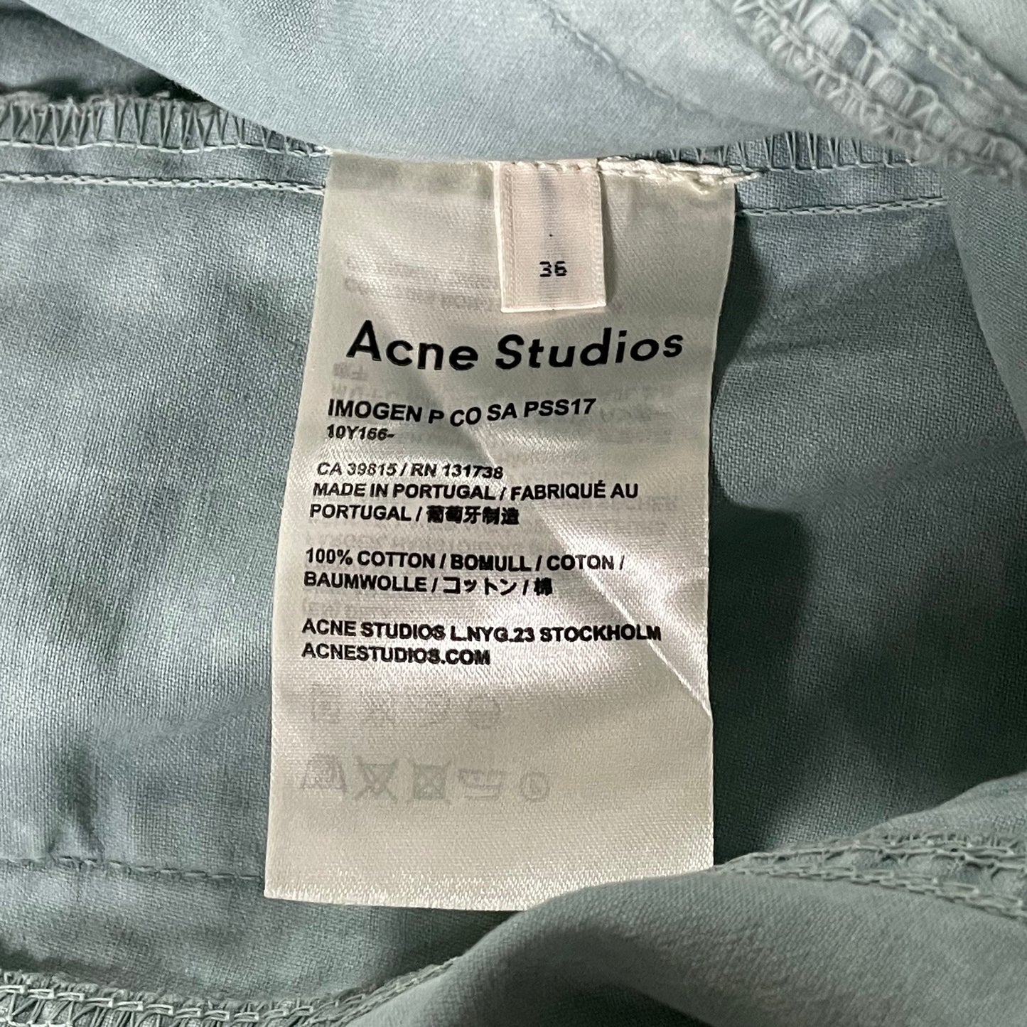 ACNE STUDIOS Resort 2017 Tie-Dye Pants