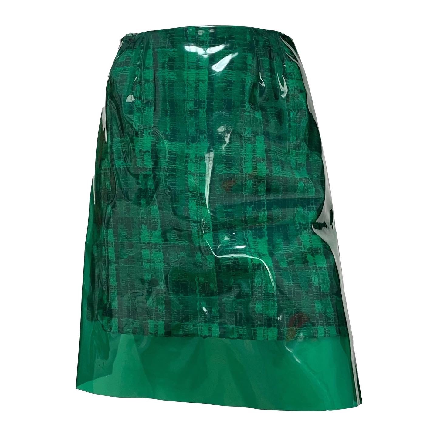JUNYA WATANABE Fall Winter 2001 PVC Layered Skirt