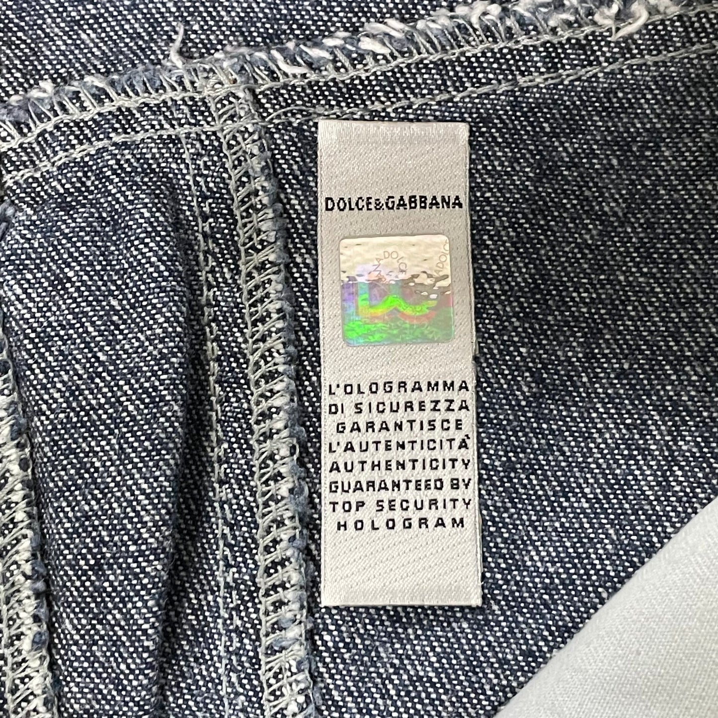 D&G Patchwork Denim Mini Skirt