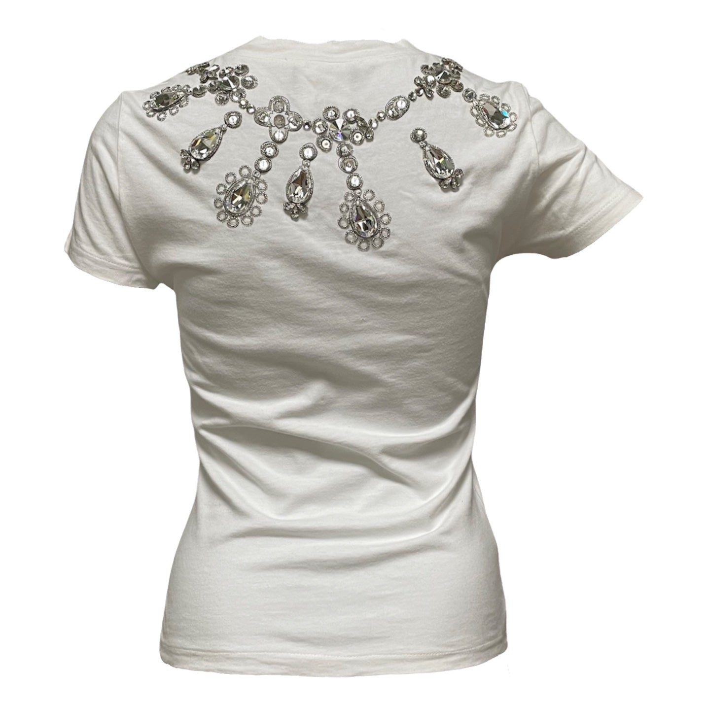 CHRISTIAN DIOR Fall Winter 2002 Crystal Embellished T-Shirt