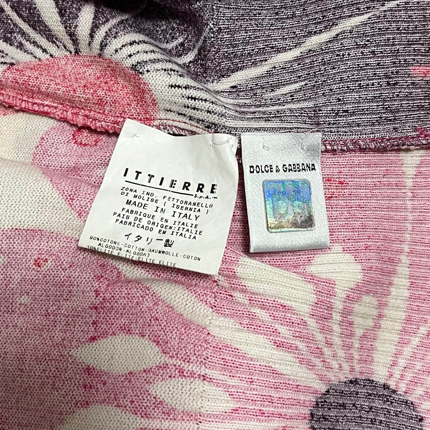 D&G Floral Cardigan and Tank Top Set