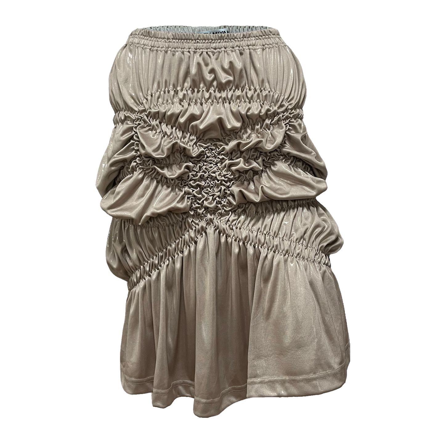 ISSEY MIYAKE Fall Winter 2010 Ruched Midi Skirt