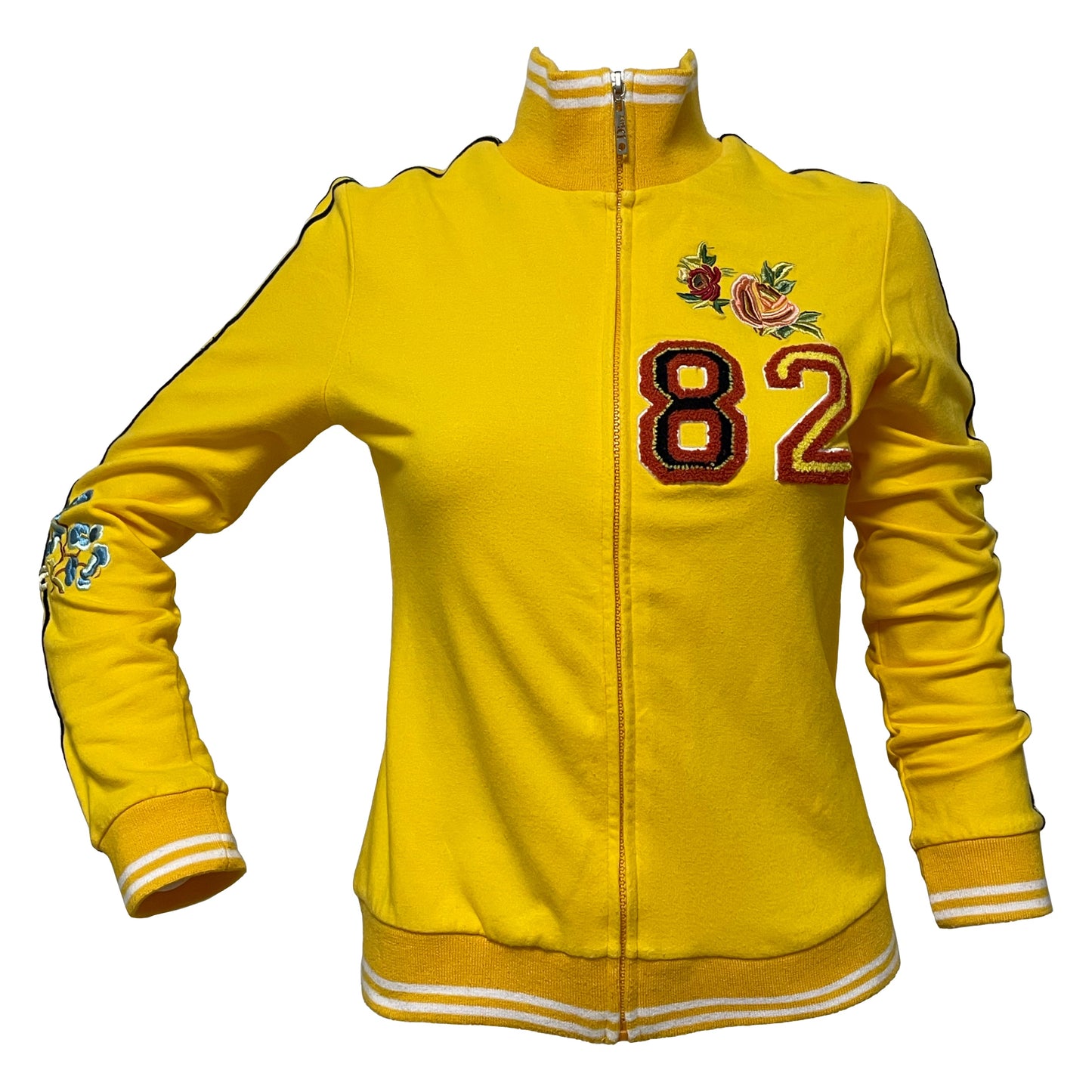 CHRISTIAN DIOR Spring Summer 2005 Embroidered Zip-Up Jacket