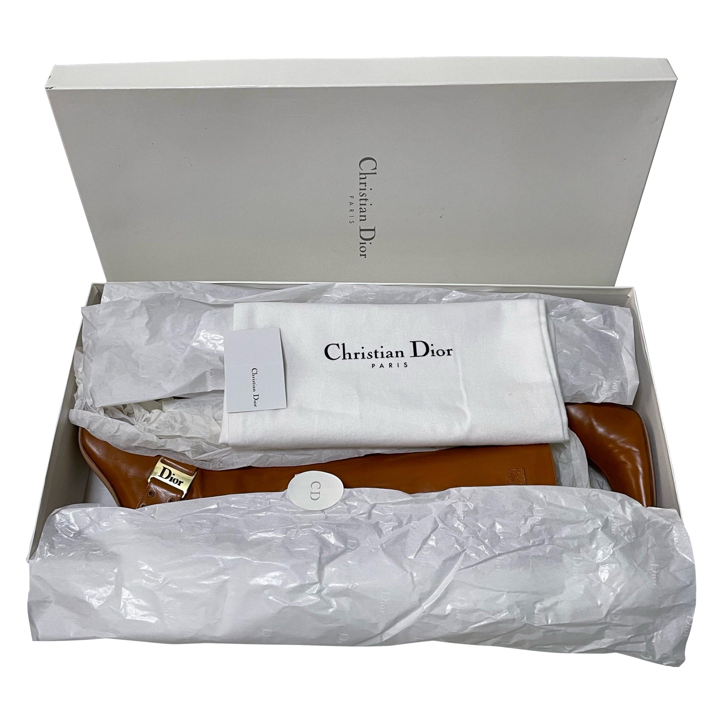 CHRISTIAN DIOR Spring Summer 2005 Leather Long Boots