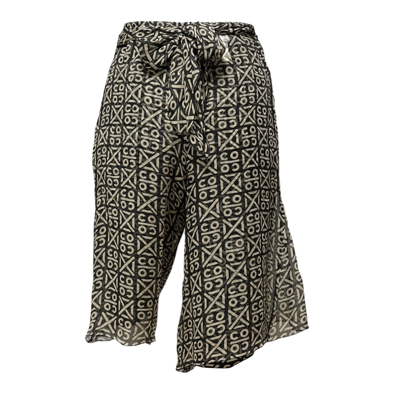 CHANEL Fall Winter 2000 Coco Logo Cropped Gaucho Pants