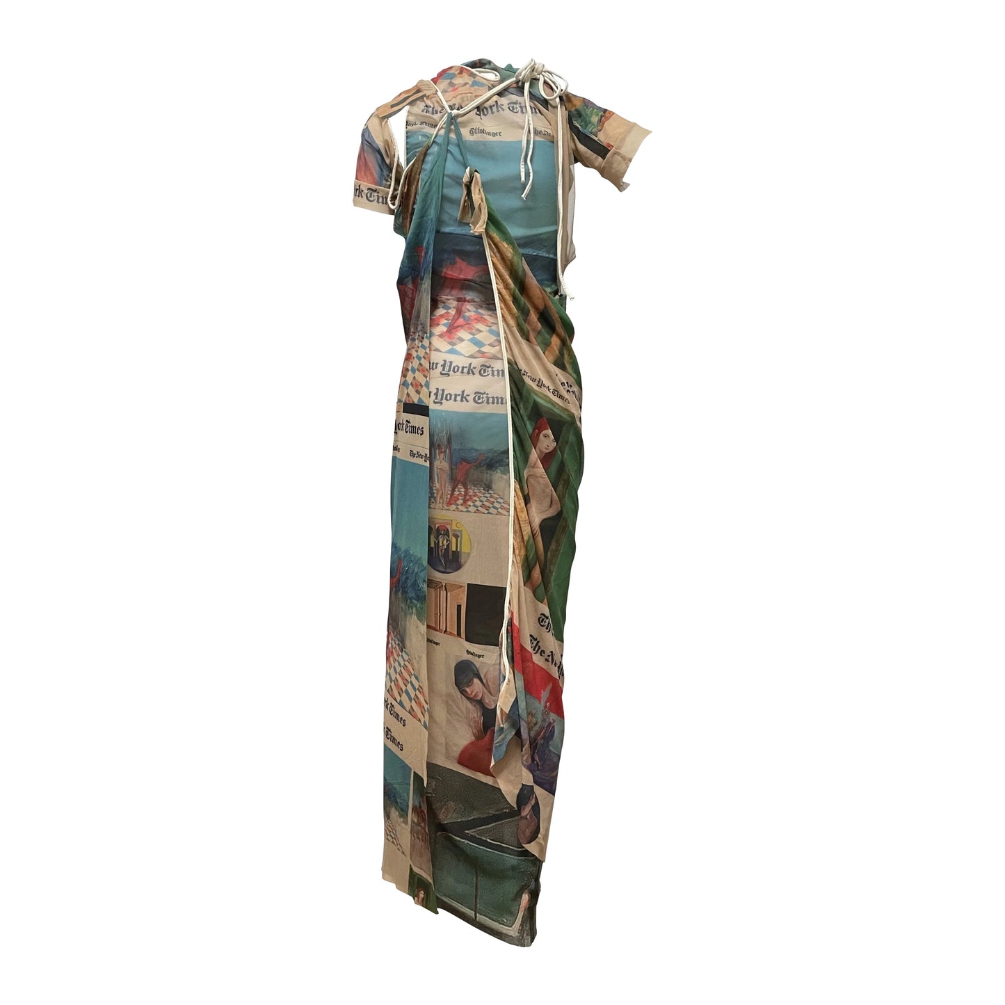 OTTOLINGER Spring Summer 2019 Julian Nguyen Mesh Draped Dress