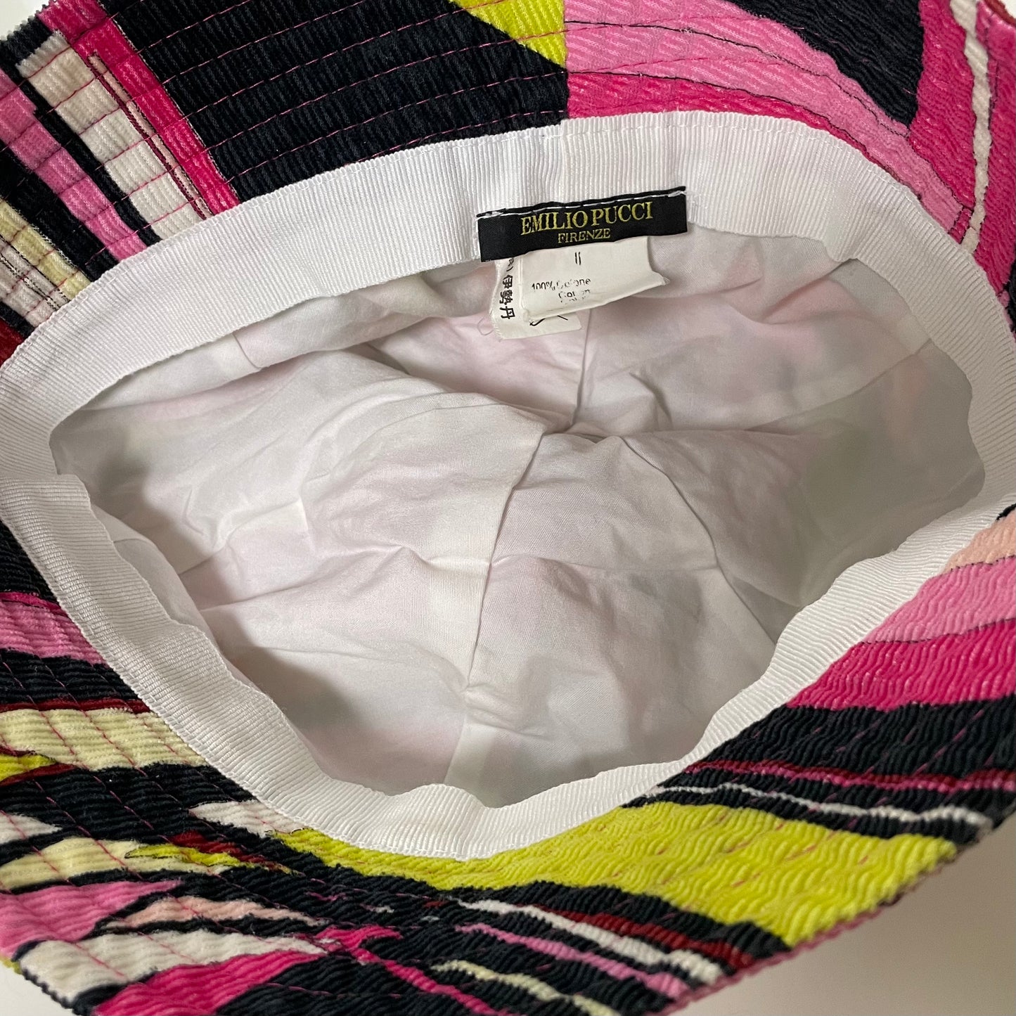 EMILIO PUCCI Fall Winter 2003 Corduroy Bucket Hat