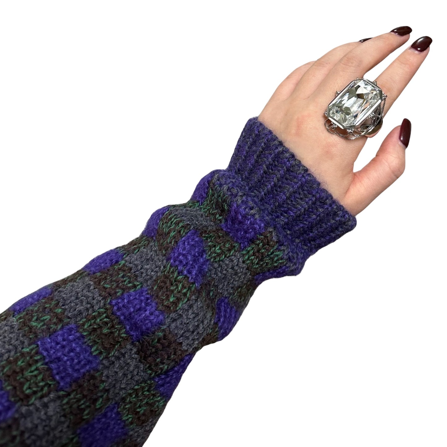 CHRISTIAN DIOR Spring Summer 2004 Crystal Chain Ring