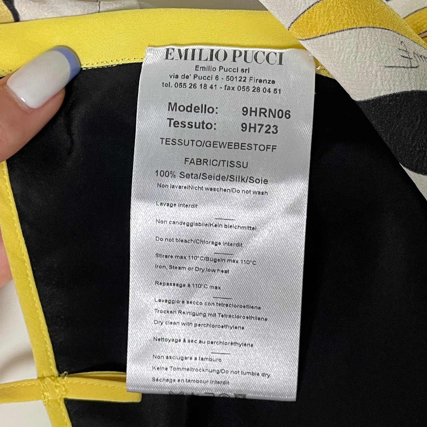 EMILIO PUCCI Spring Summer 2019 Silk Camisole