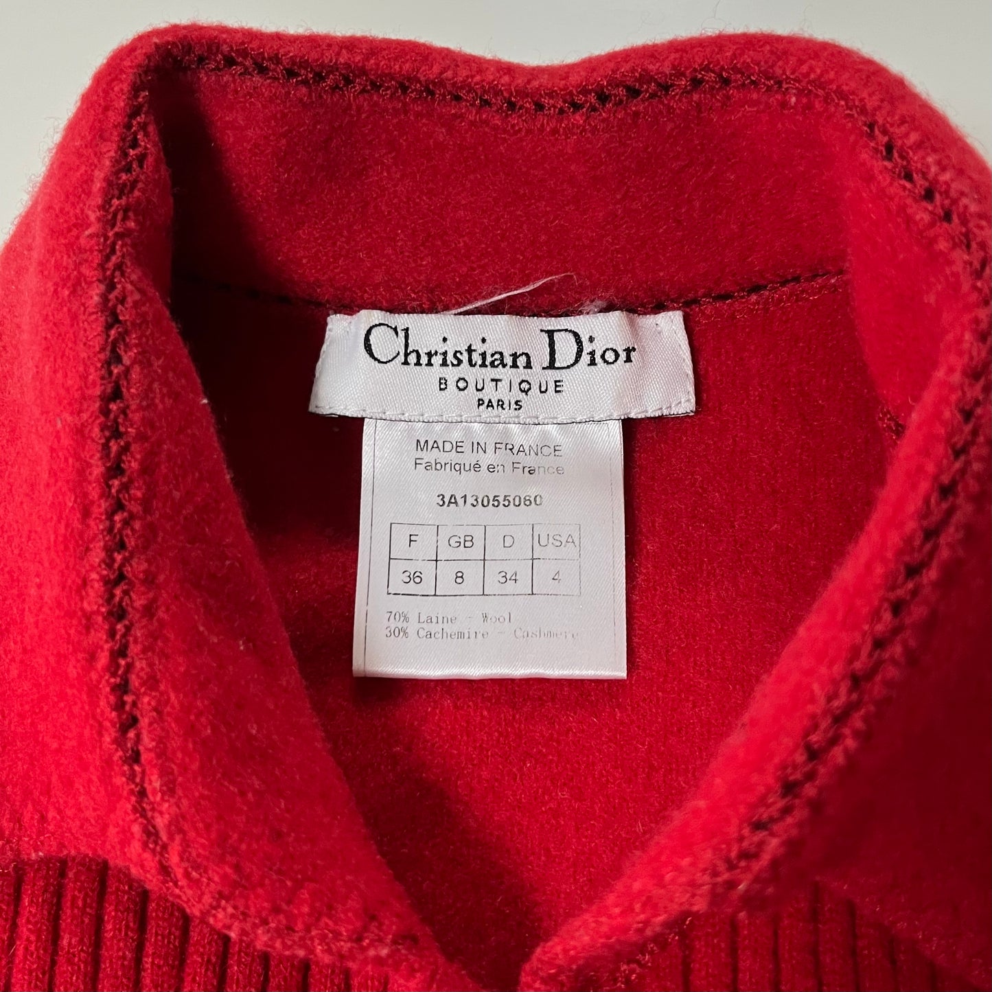 CHRISTIAN DIOR Fall Winter 2003 Knit Sleeveless Top