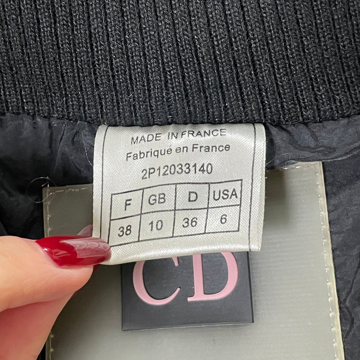 CHRISTIAN DIOR Fall Winter 2002 Fur Blouson Jacket
