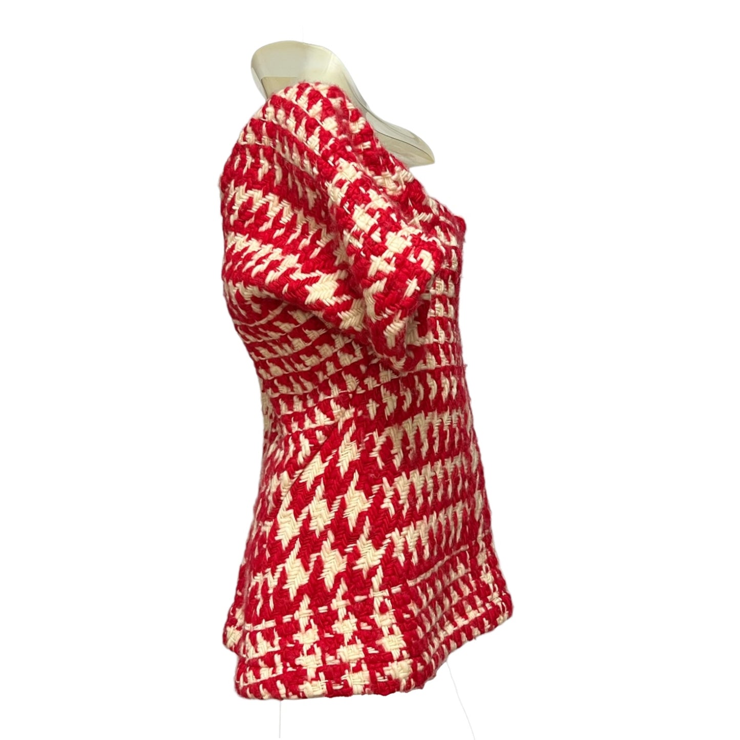 JUNYA WATANABE Fall Winter 2001 PVC Houndstooth Knit Top