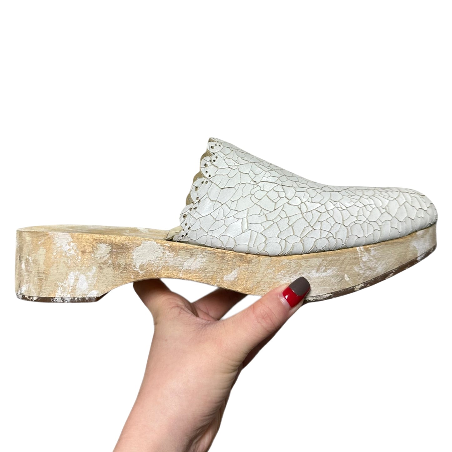 UNDERCOVER Spring Summer 2005 "But Beautiful Ⅱ" Wooden Sole Sandals
