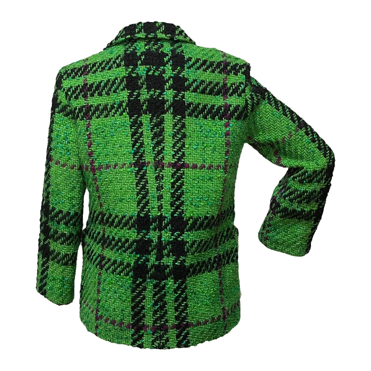 JUNYA WATANABE Fall Winter 2001 Check Tweed Sweater