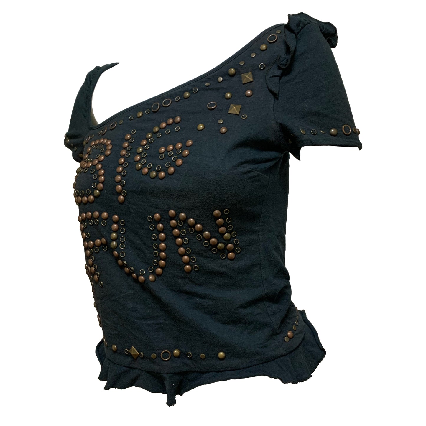 D&G Spring Summer 2003 "BIG FUN" Studs T-Shirt