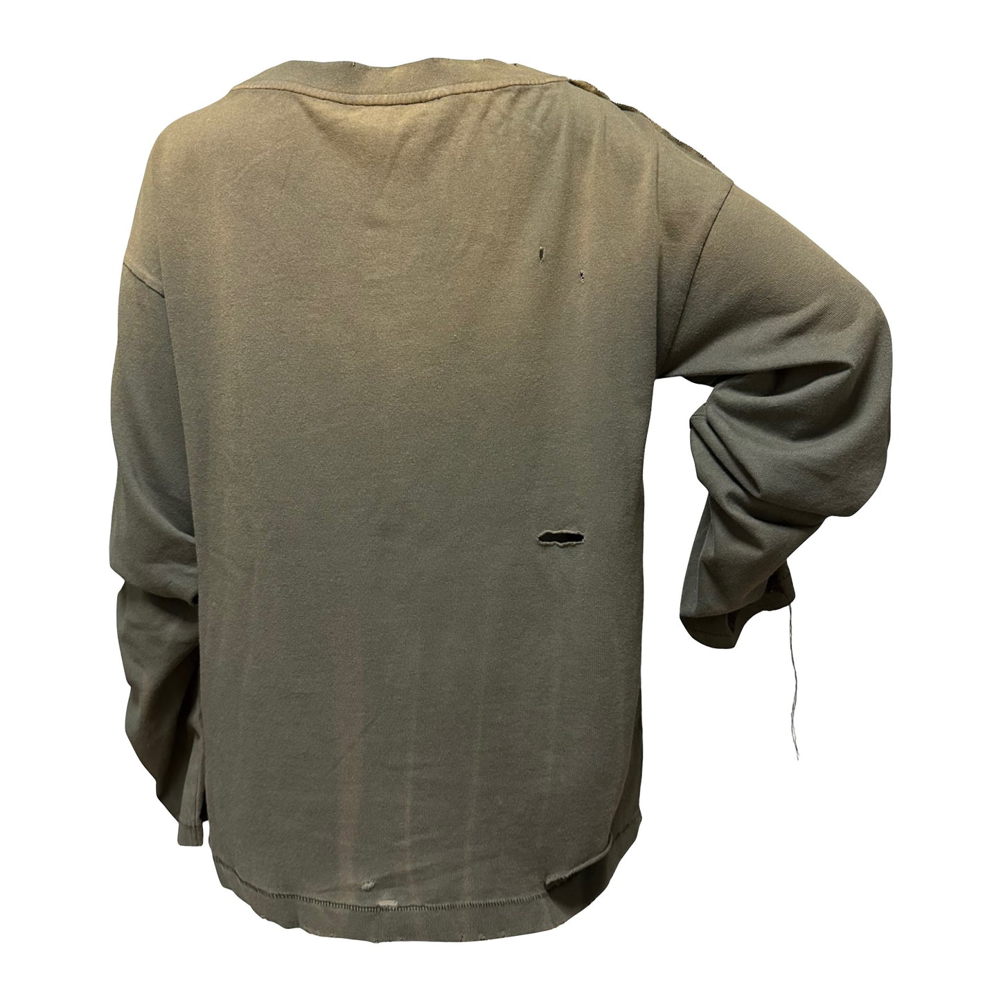 ACNE STUDIOS Fall Winter 2022 Distressed Long Sleeve T-Shirt