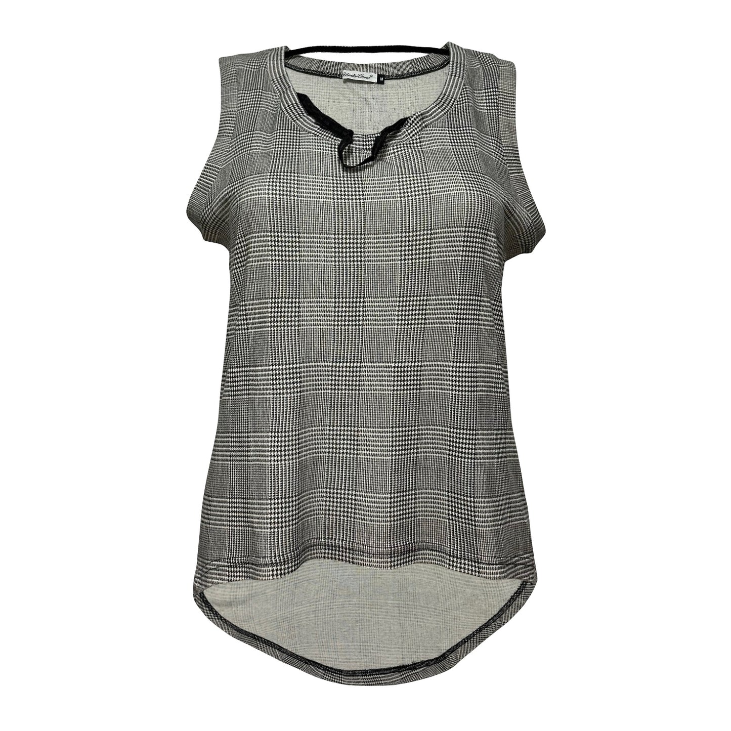 UNDERCOVER Spring Summer 2004 "Languid" Houndstooth Pattern Tank Top