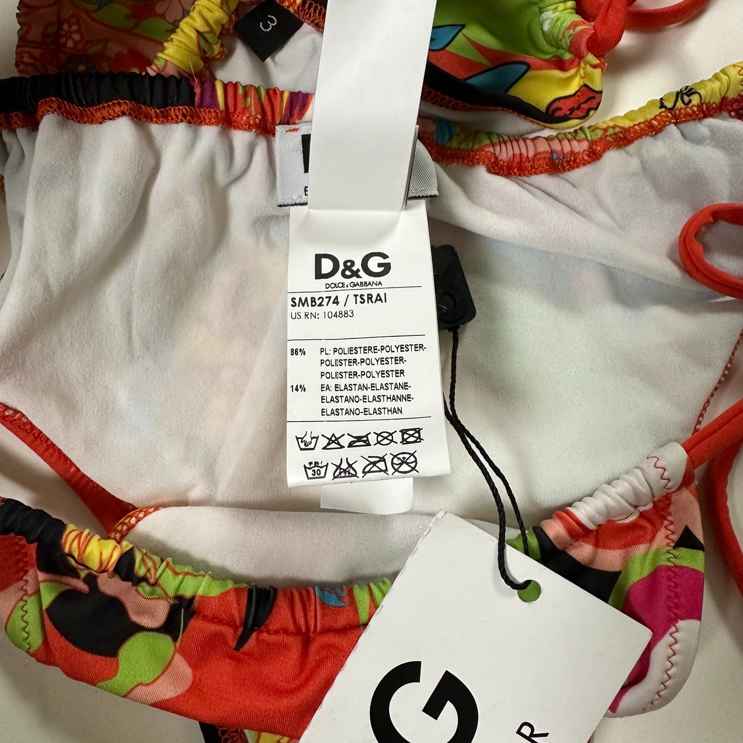D&G Floral Paisley Print Bikini