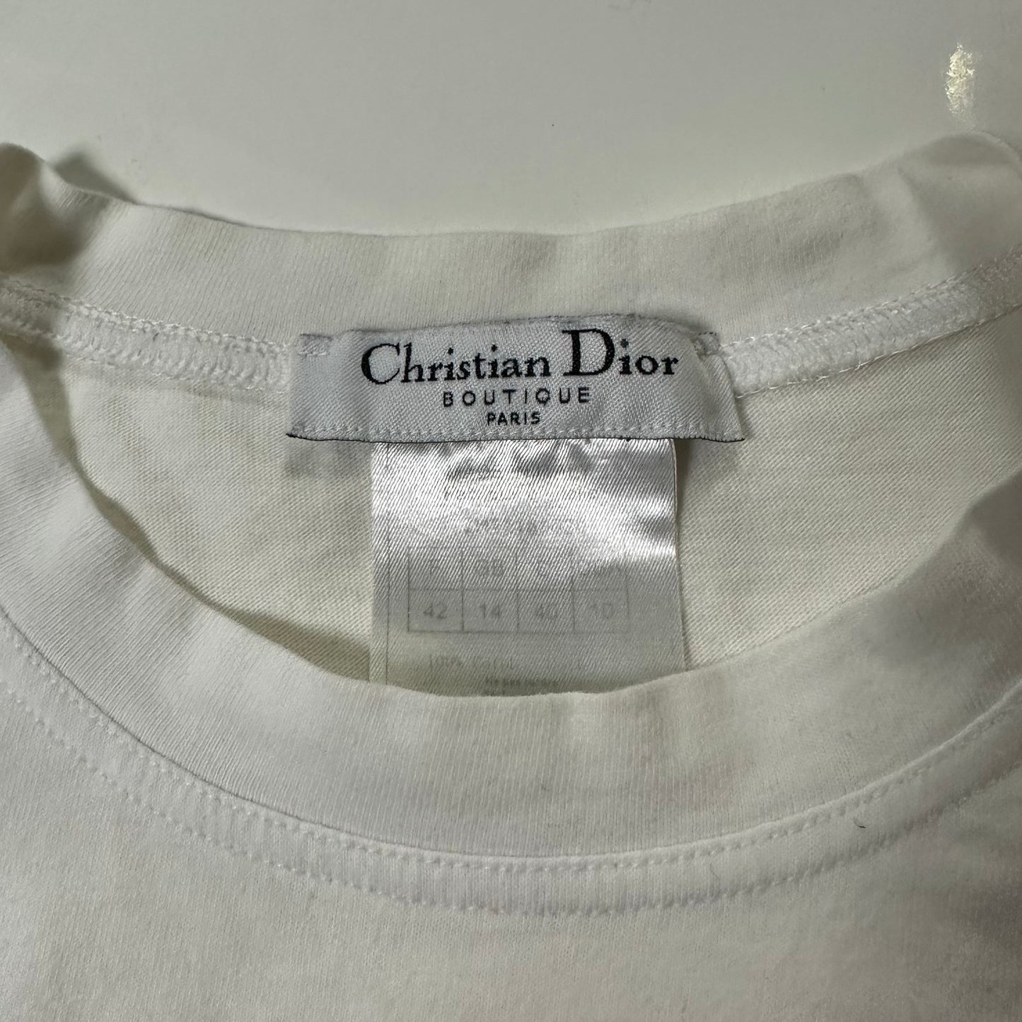 CHRISTIAN DIOR 2002 "Dior Addict" T-Shirt