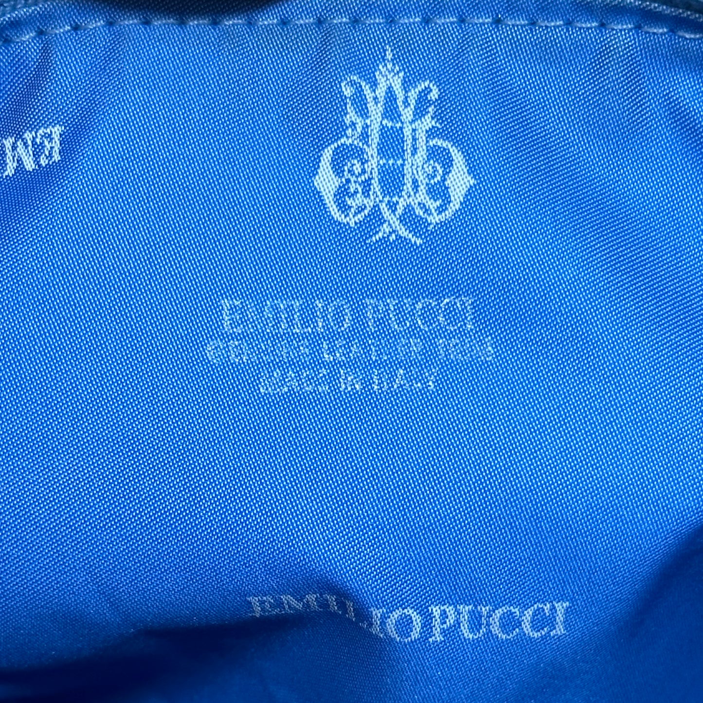 EMILIO PUCCI Corduroy Mini Hand Bag