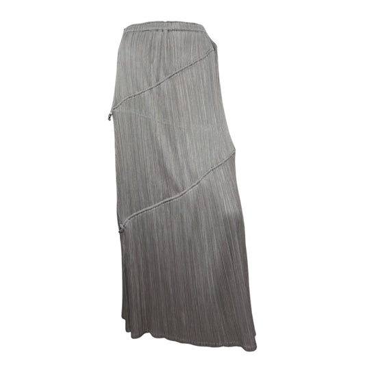 PLEATS PLEASE ISSEY MIYAKE 2003 Adjustable Drawstring Maxi Skirt