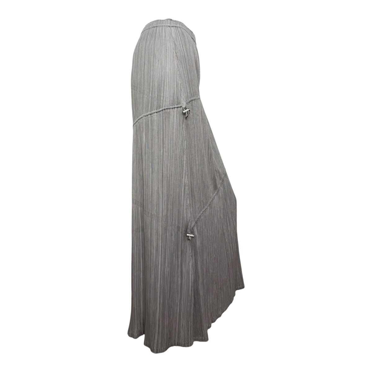PLEATS PLEASE ISSEY MIYAKE 2003 Adjustable Drawstring Maxi Skirt