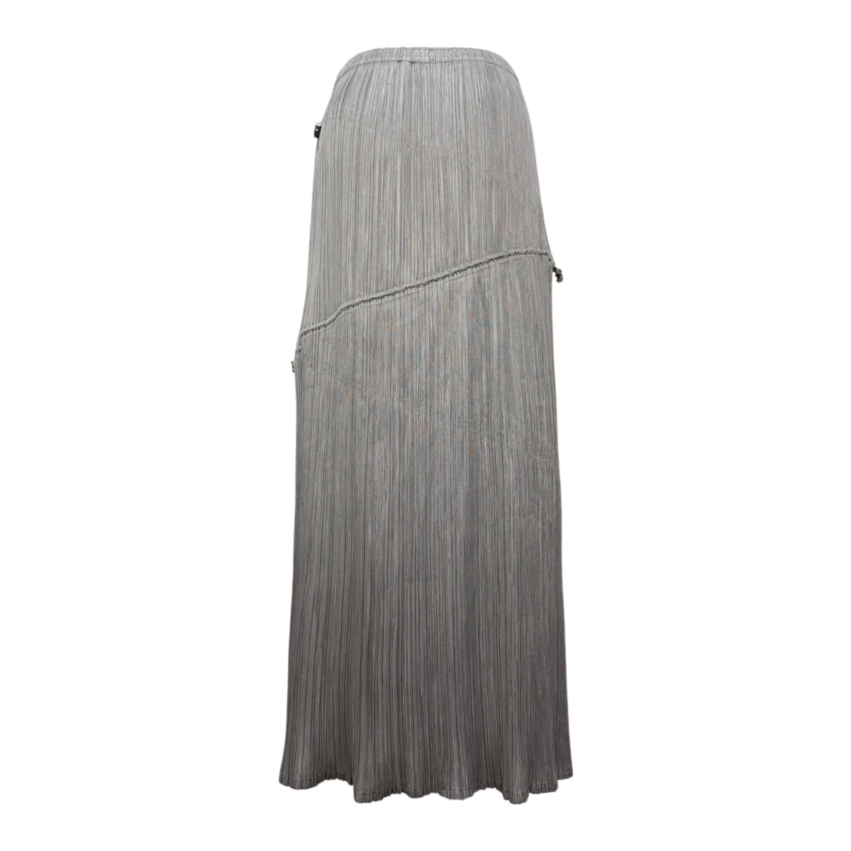 PLEATS PLEASE ISSEY MIYAKE 2003 Adjustable Drawstring Maxi Skirt