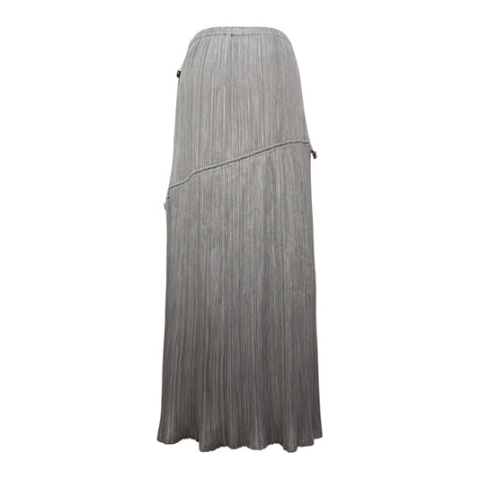 PLEATS PLEASE ISSEY MIYAKE 2003 Adjustable Drawstring Maxi Skirt