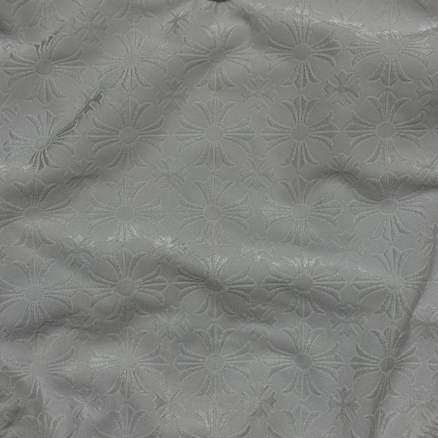 CHROME HEARTS "Dipped in Blue” Embossed Cross Halterneck One-Piece Swimsuit