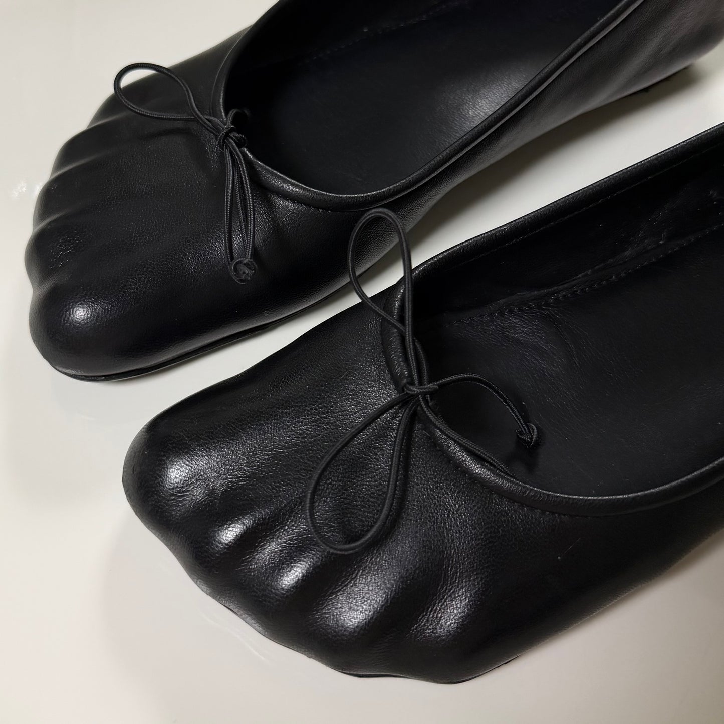 BALENCIAGA Spring Summer 2022 Anatomic Leather Ballet Shoes