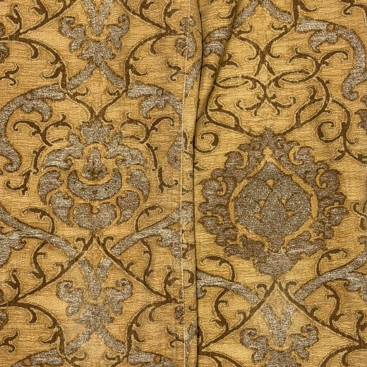 ROBERTO CAVALLI Vintage Baroque Pattern Straight Leg Pants