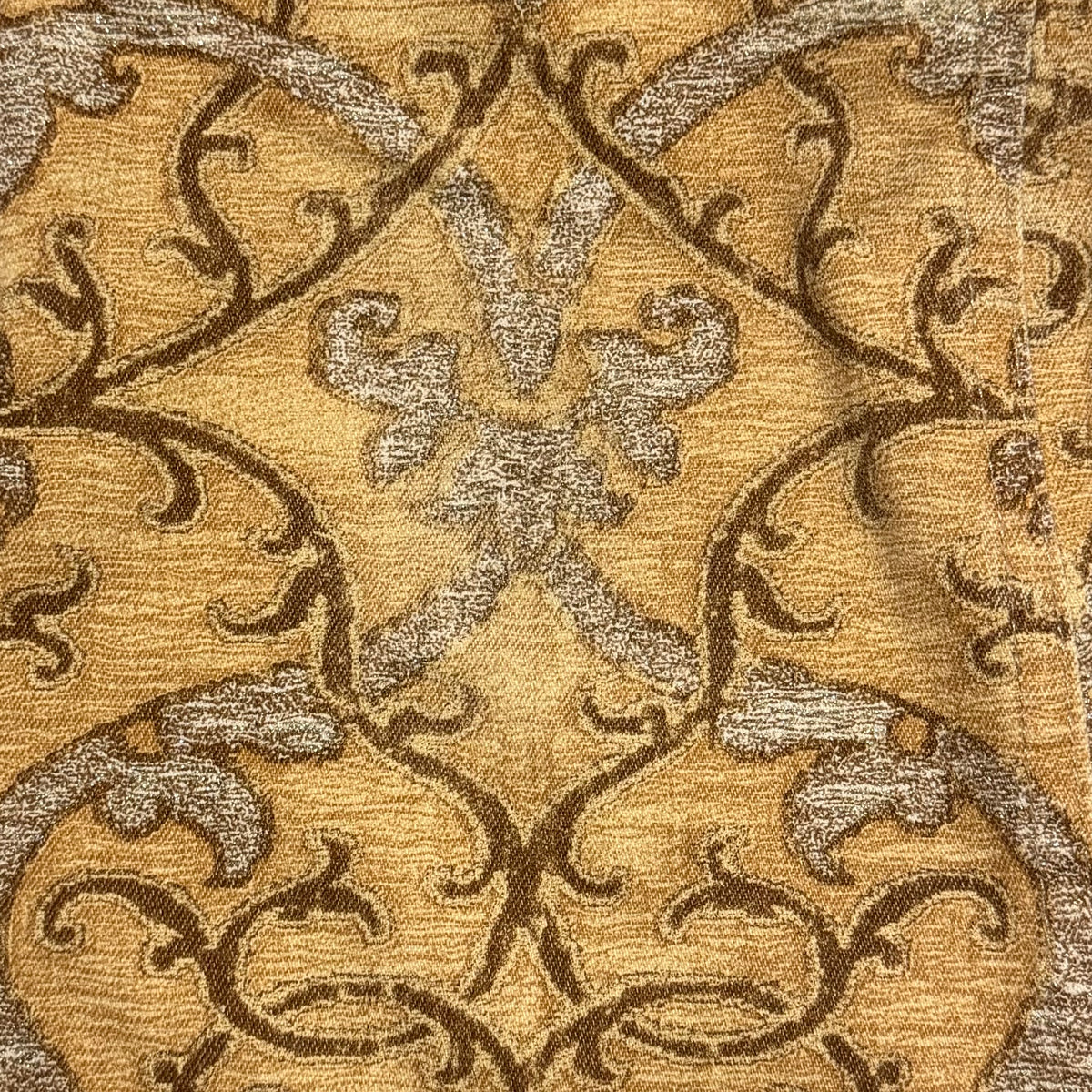 ROBERTO CAVALLI Vintage Baroque Pattern Straight Leg Pants