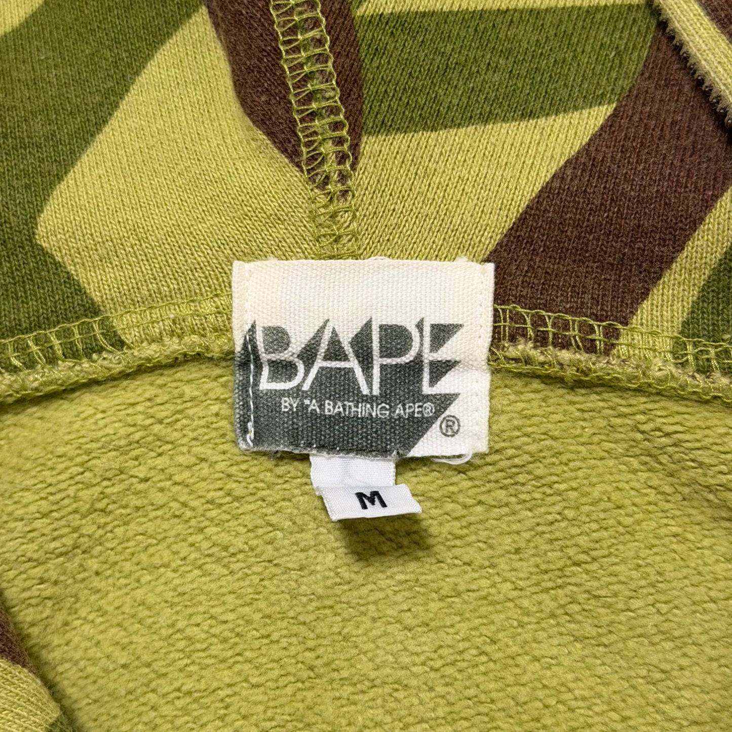 A BATHING APE Vintage Tribal Camo Full-Zip Hoodie