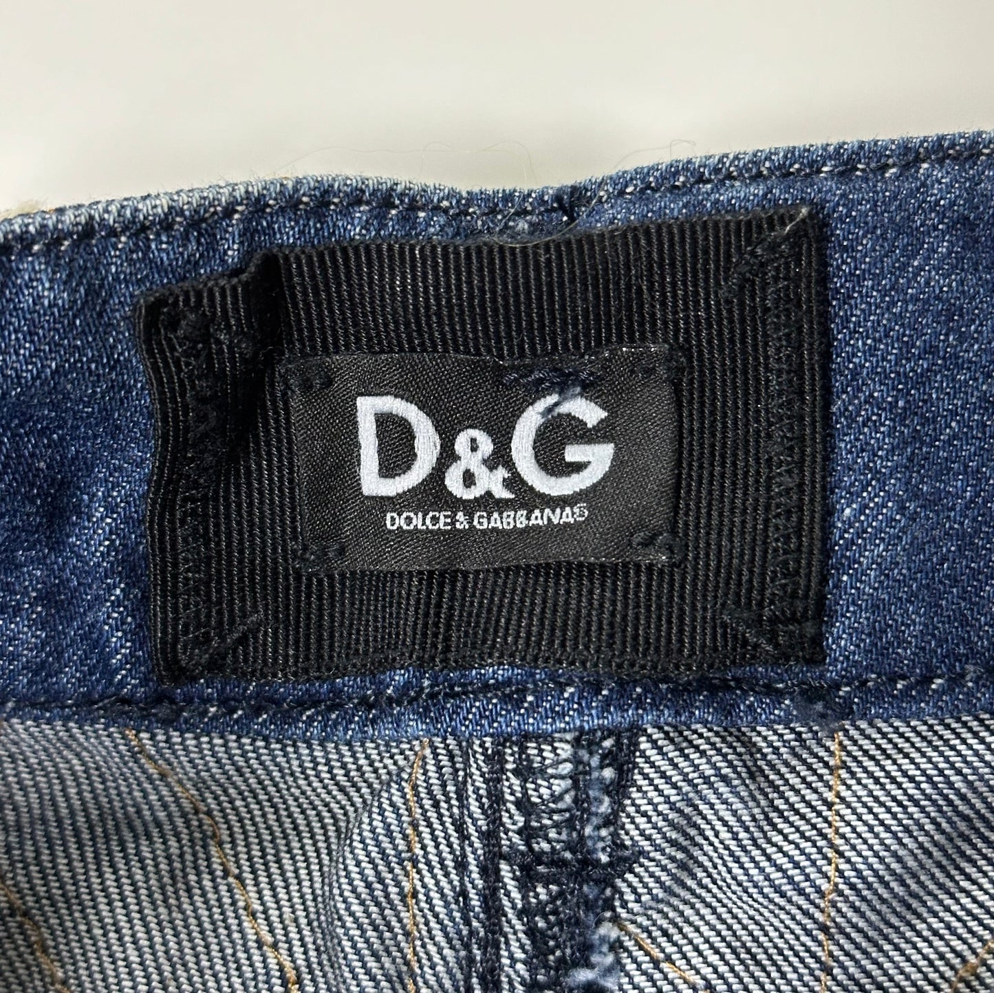 D&G Spring Summer 2008 High Waisted Patchwork Denim Short Pants