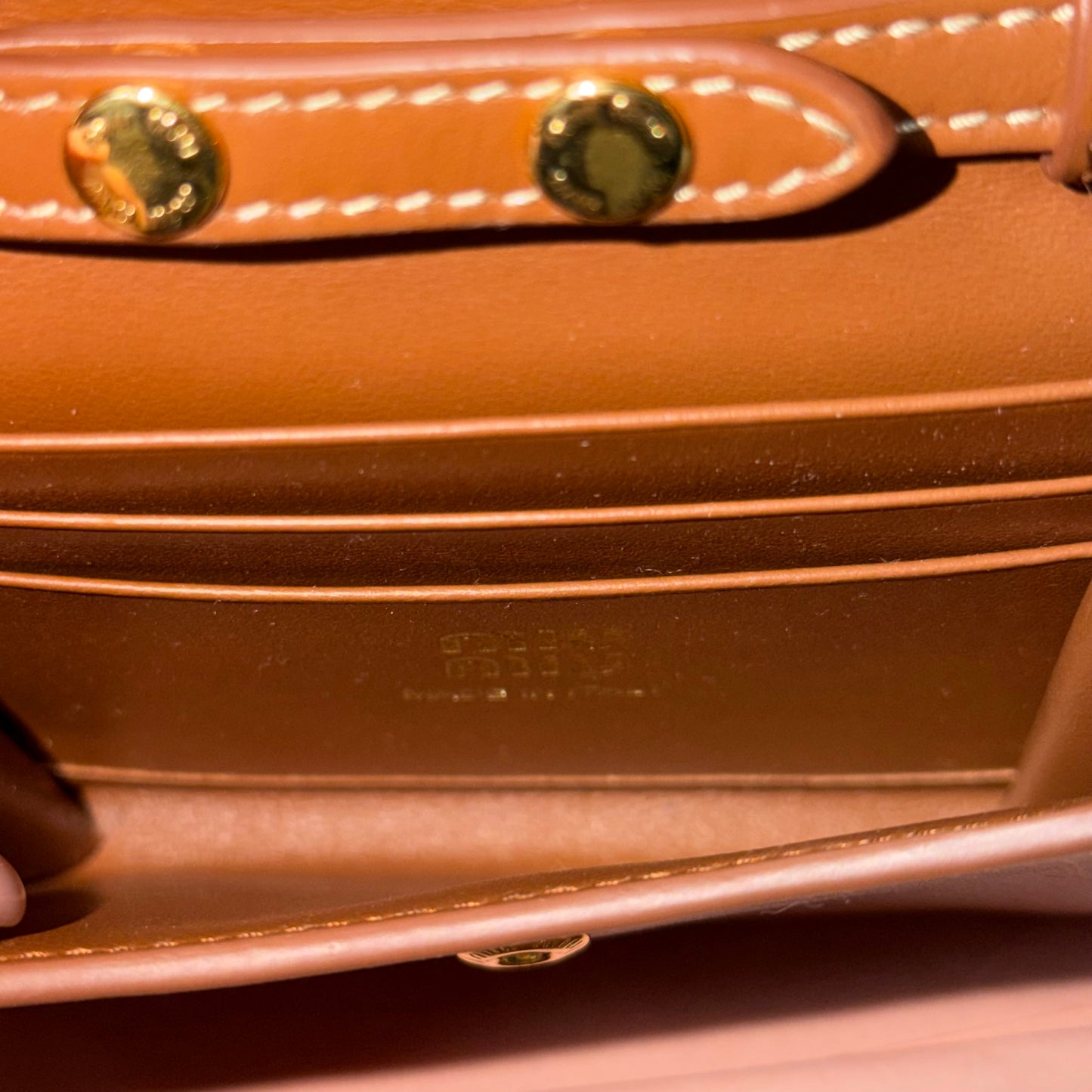 MIU MIU Mini Leather Wallet Pouch with Strap