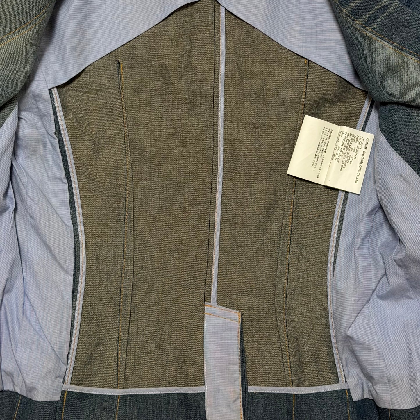 JUNYA WATANABE Spring Summer 2009 African Print Denim Tailored Jacket