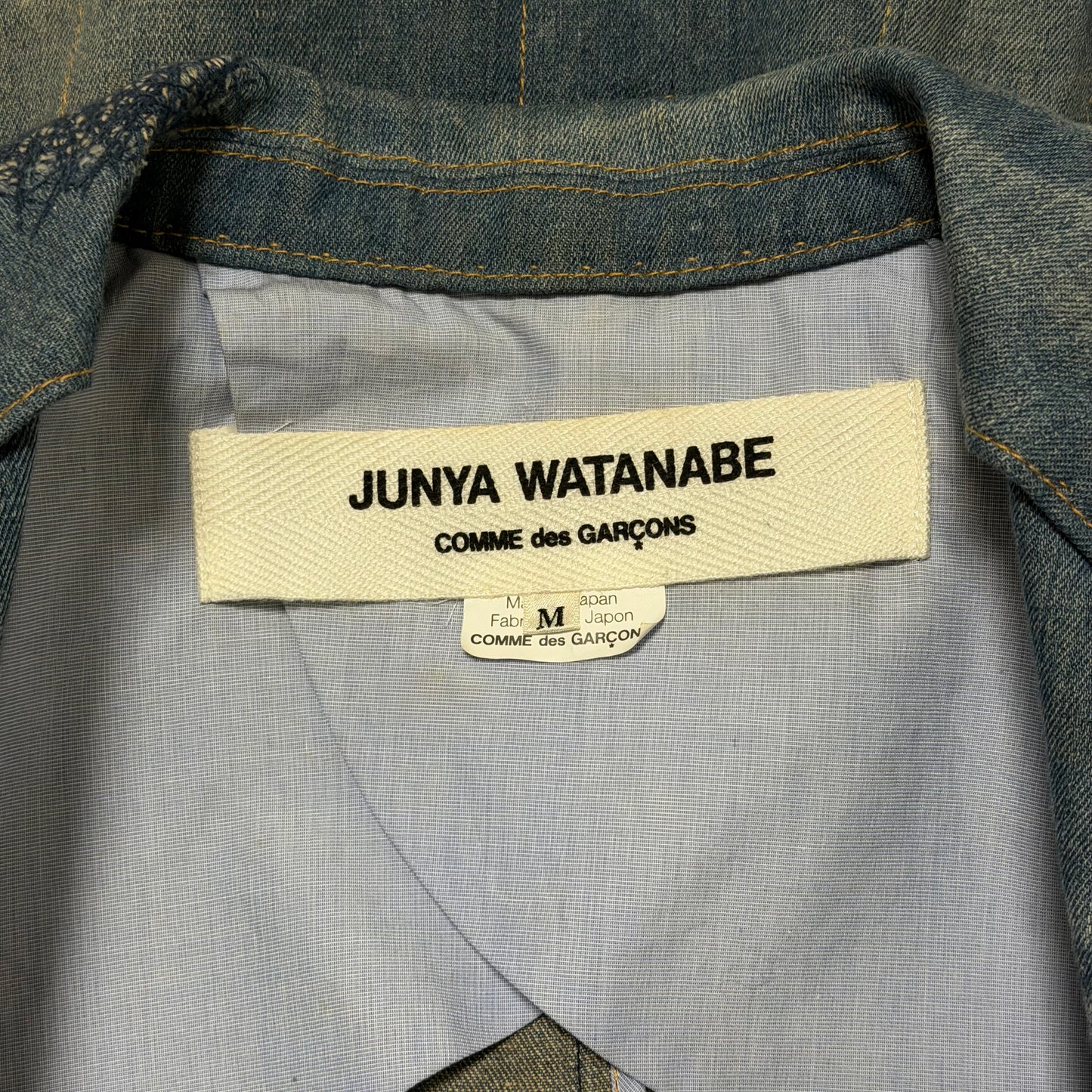 JUNYA WATANABE Spring Summer 2009 African Print Denim Tailored Jacket