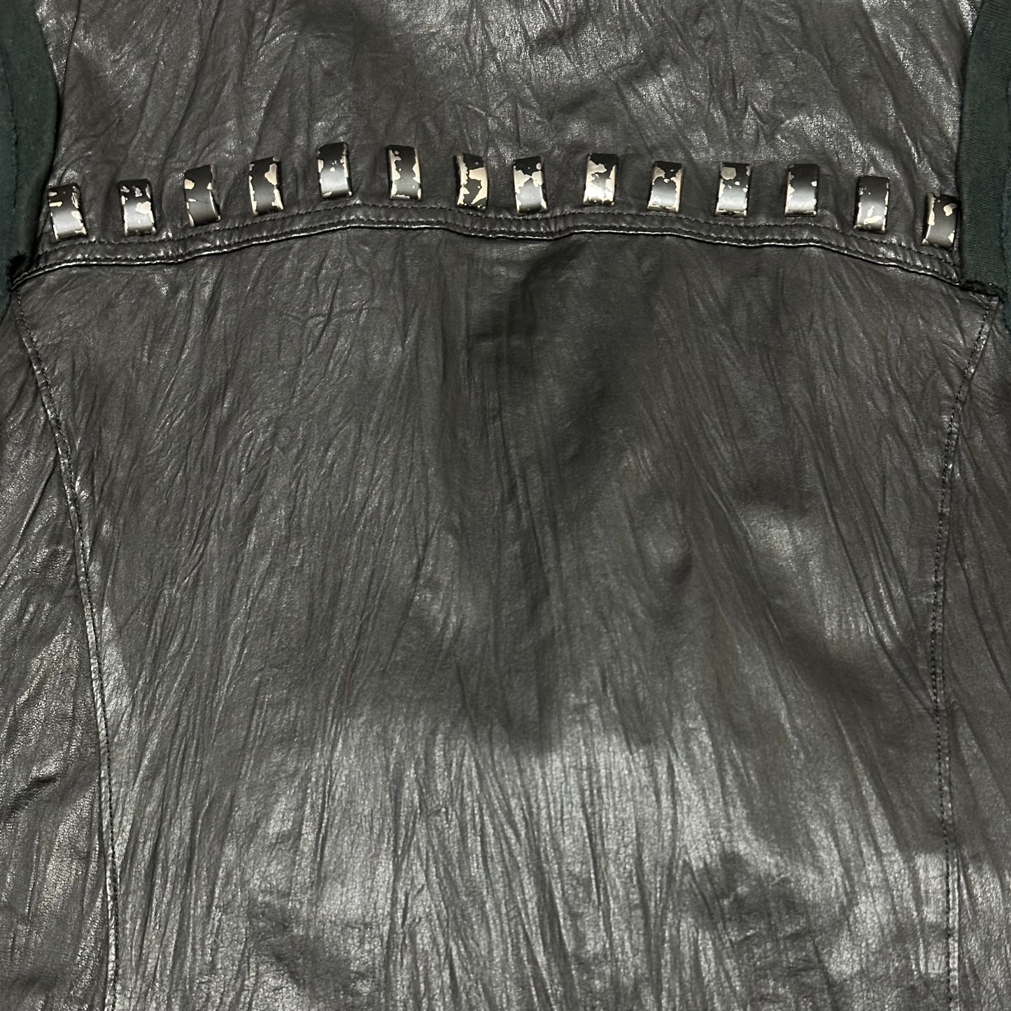 UNDERCOVER Spring Summer 2006 "T" Klaus Leather Jacket