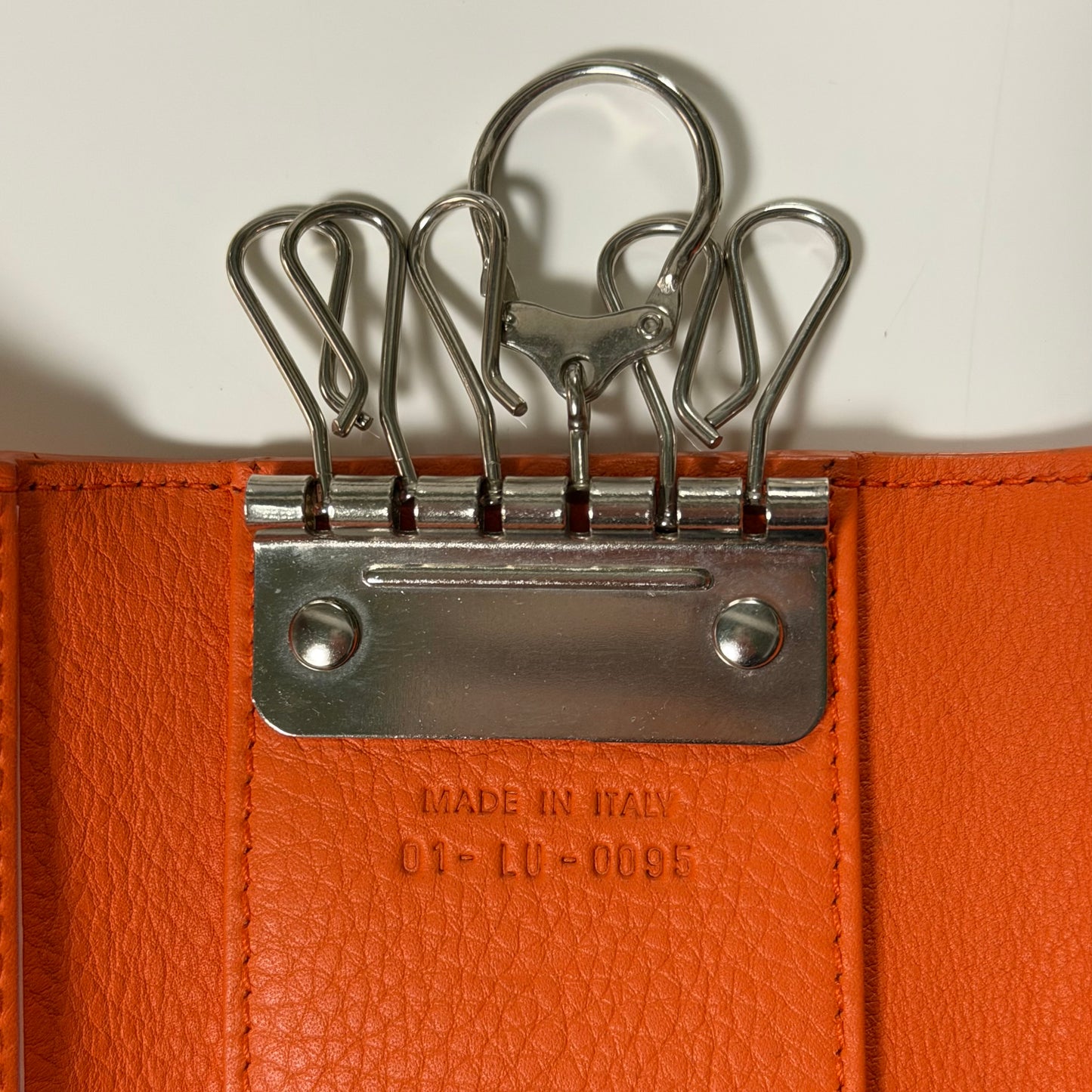 CHRISTIAN DIOR Spring Summer 2005 Trotter Canvas & Leather Key Case