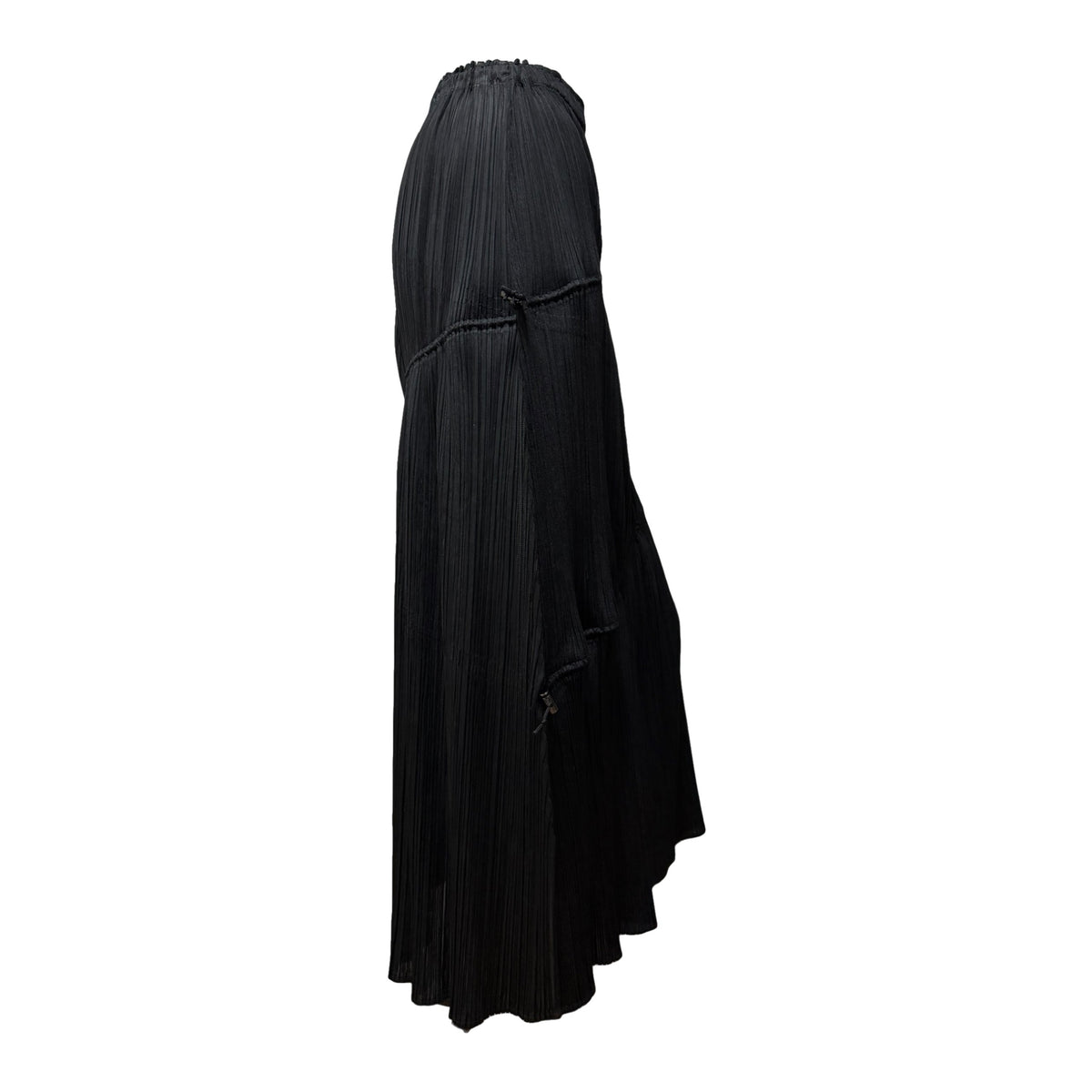 PLEATS PLEASE ISSEY MIYAKE 2003 Adjustable Drawstring Maxi Skirt