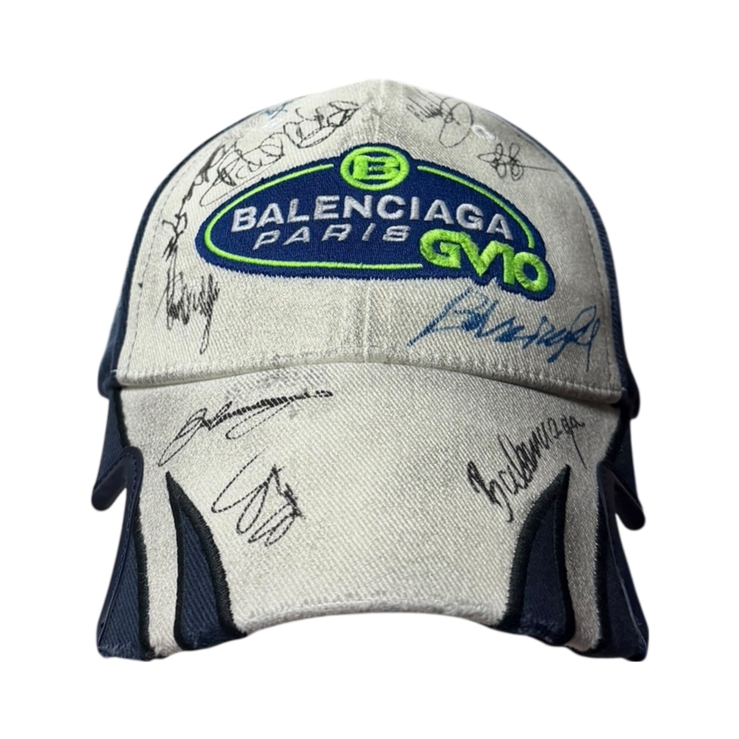 BALENCIAGA Spring Summer 2025 Dirty Effect Banana Cap
