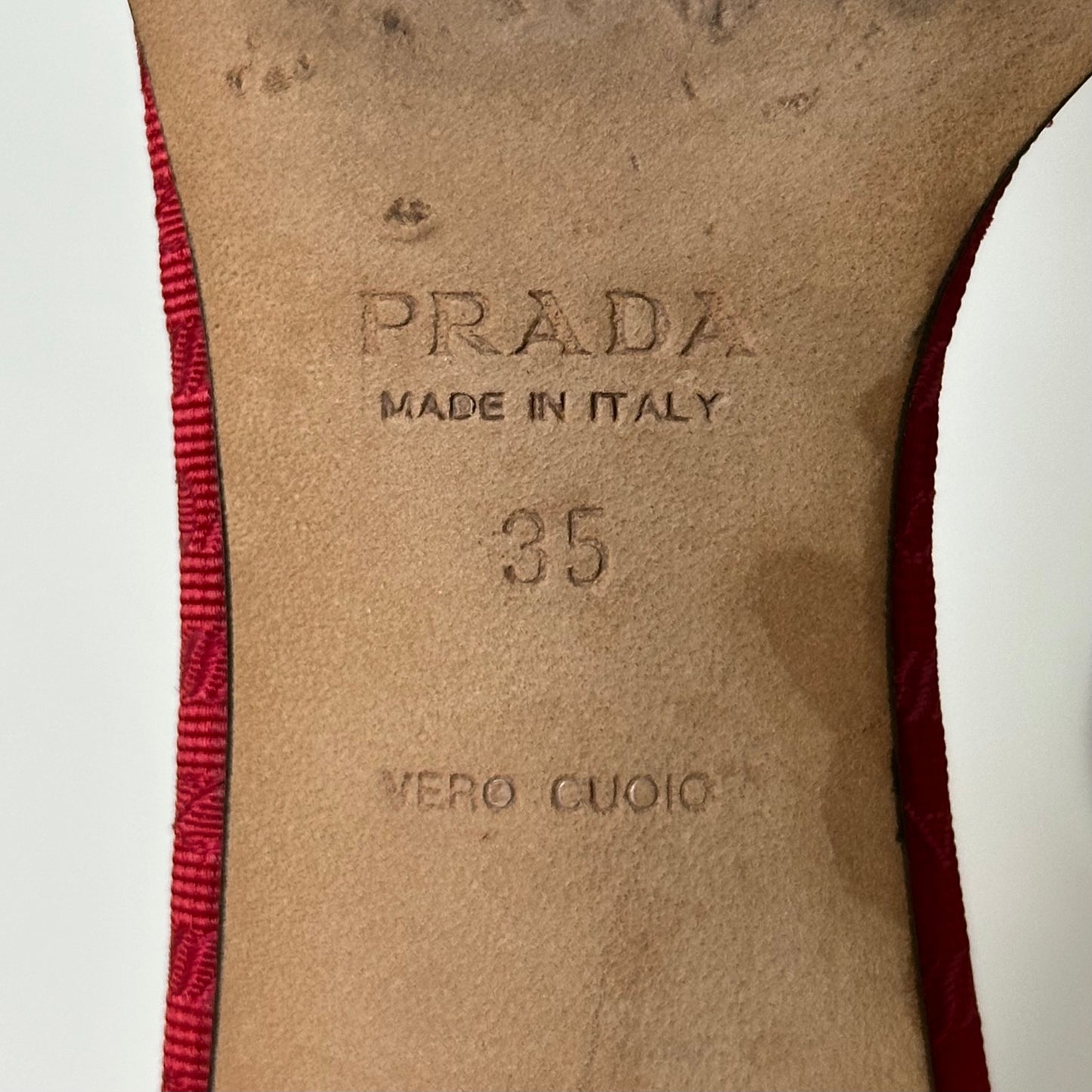 PRADA Nylon Logo Sandals