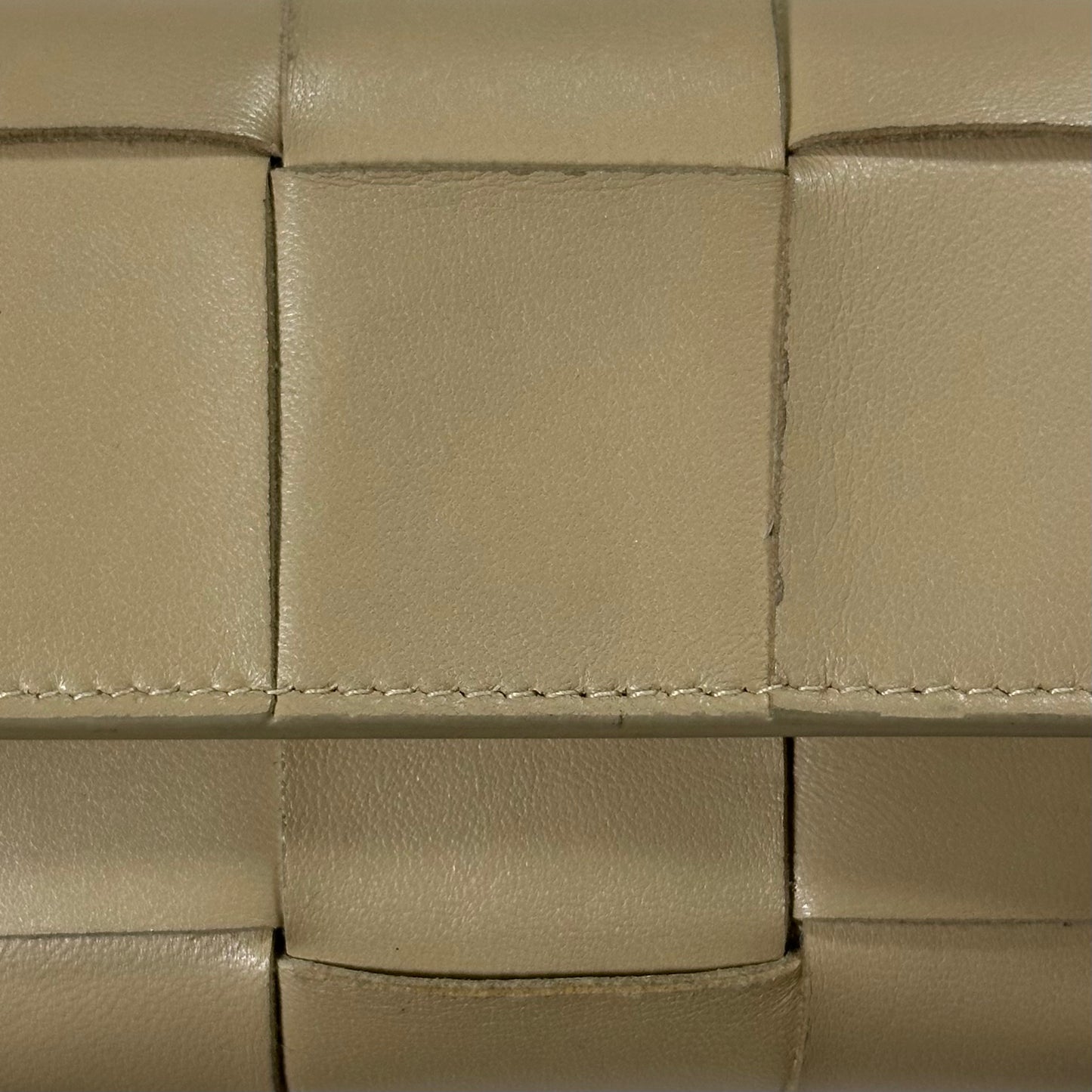 BOTTEGA VENETA Leather Zip Trifold Wallet