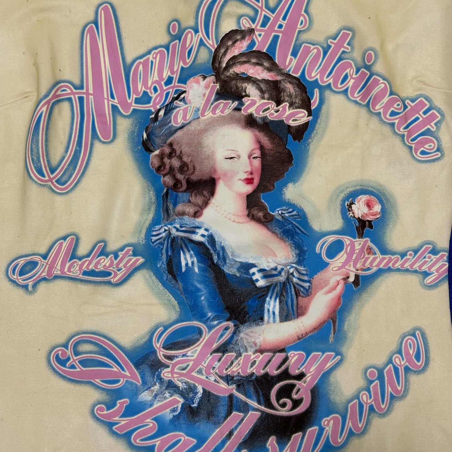 D&G Fall Winter 2003 Marie Antoinette Print T-Shirt