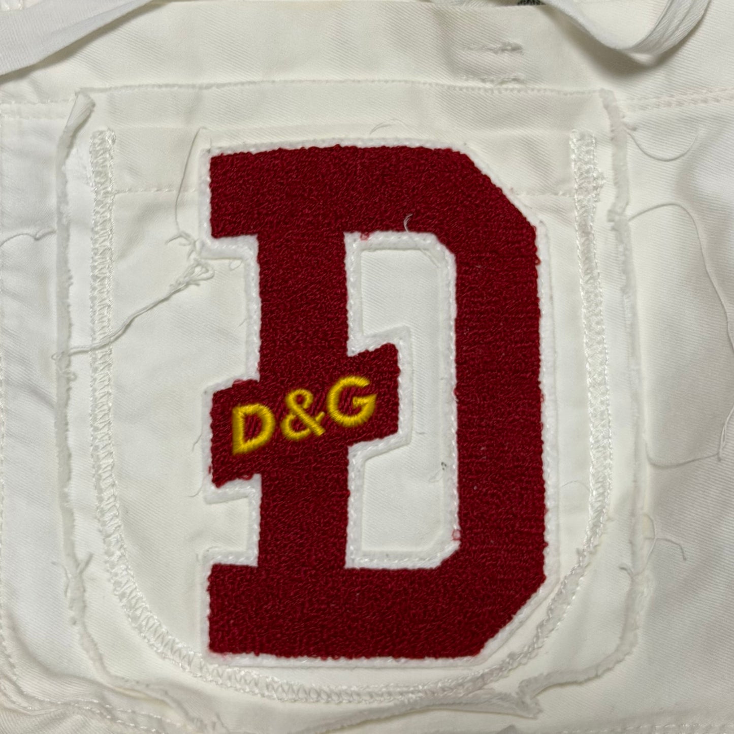 D&G Spring Summer 2002 “Criminal” Patch Shoulder Bag