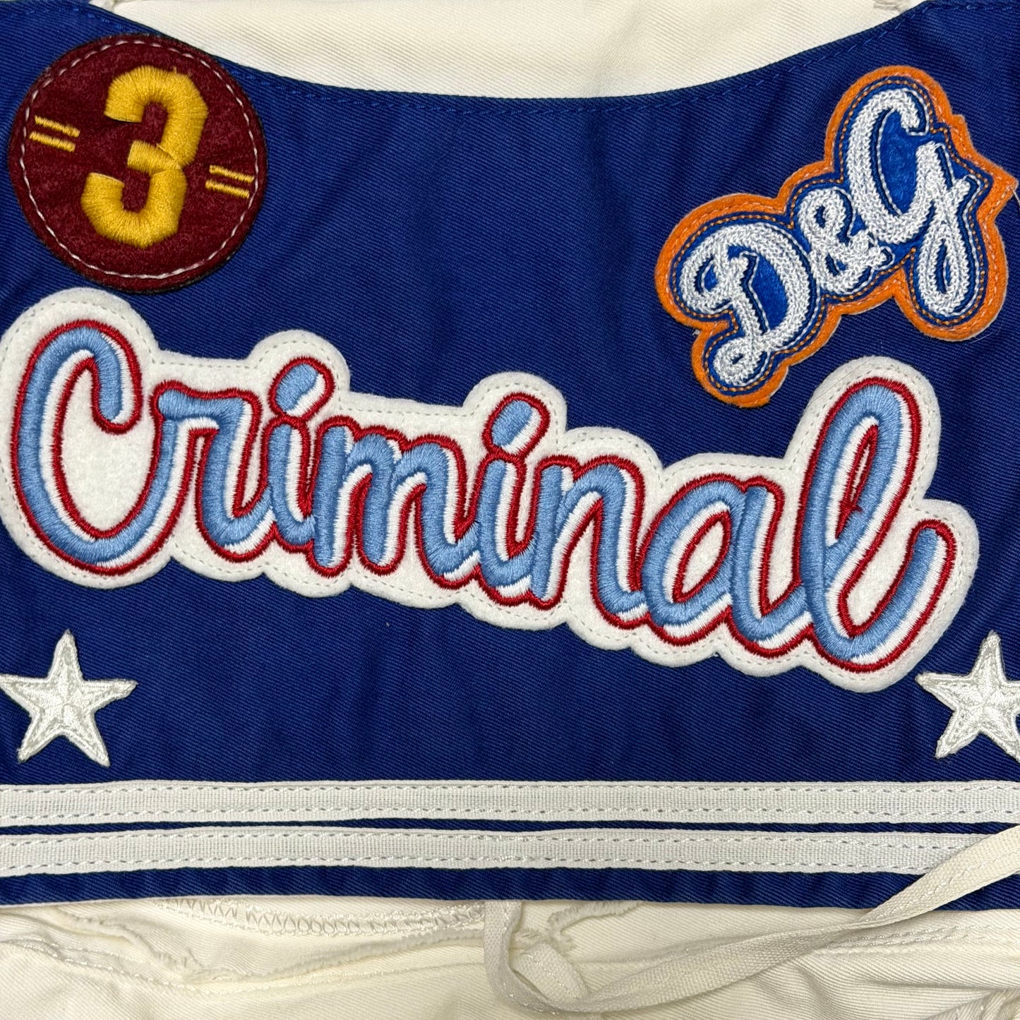 D&G Spring Summer 2002 “Criminal” Patch Shoulder Bag