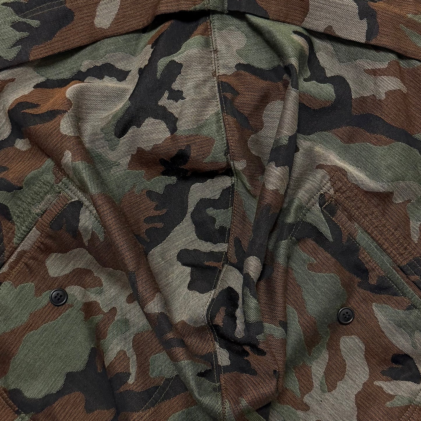 JUNYA WATANABE Fall Winter 2010 Camouflage Hooded Military Poncho