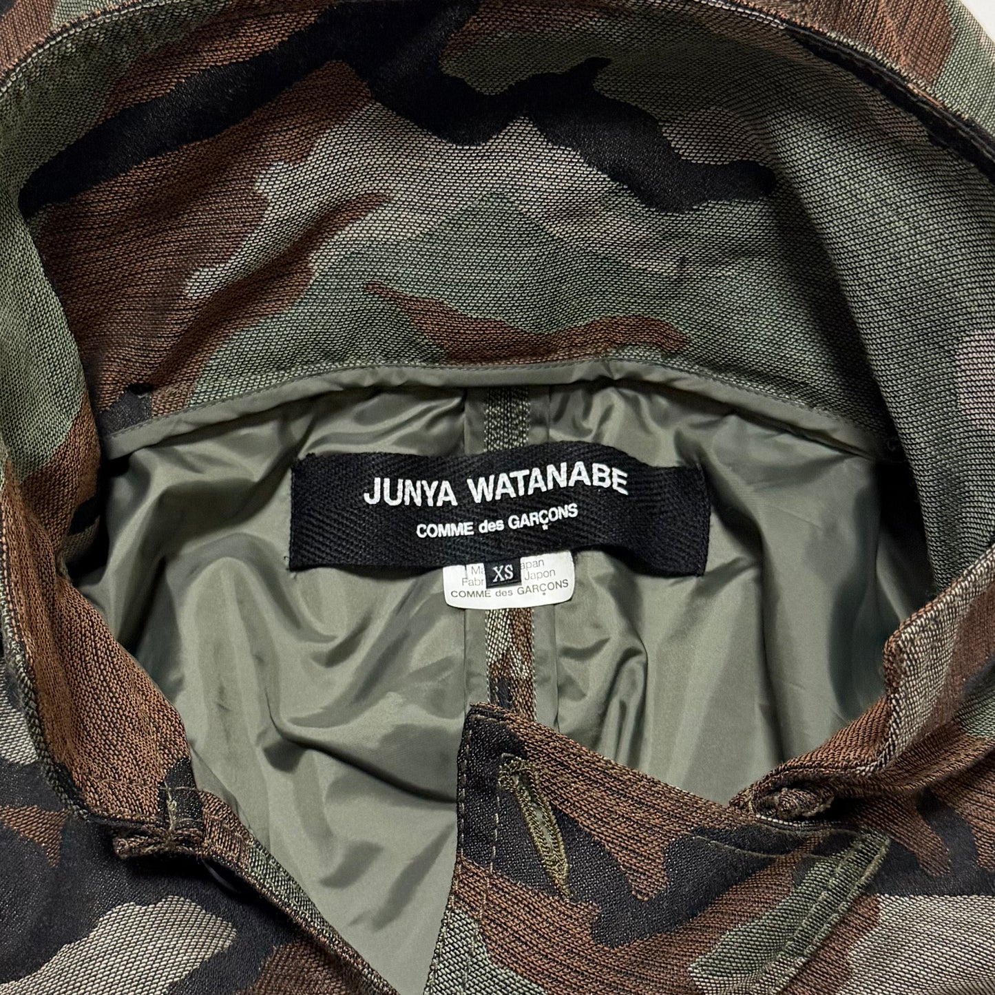 JUNYA WATANABE Fall Winter 2010 Camouflage Hooded Military Poncho