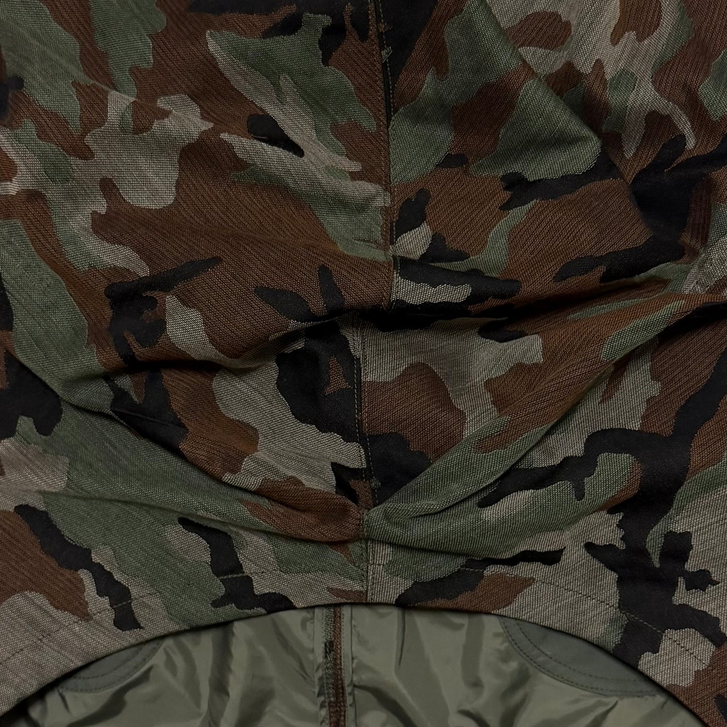 JUNYA WATANABE Fall Winter 2010 Camouflage Hooded Military Poncho