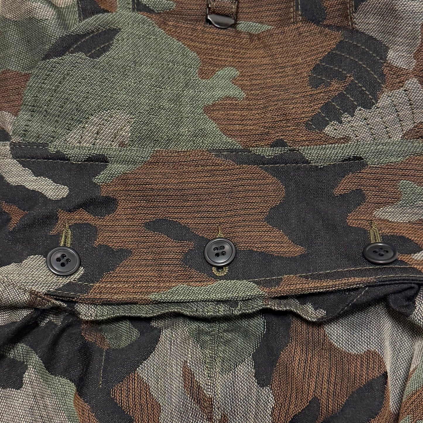 JUNYA WATANABE Fall Winter 2010 Camouflage Hooded Military Poncho